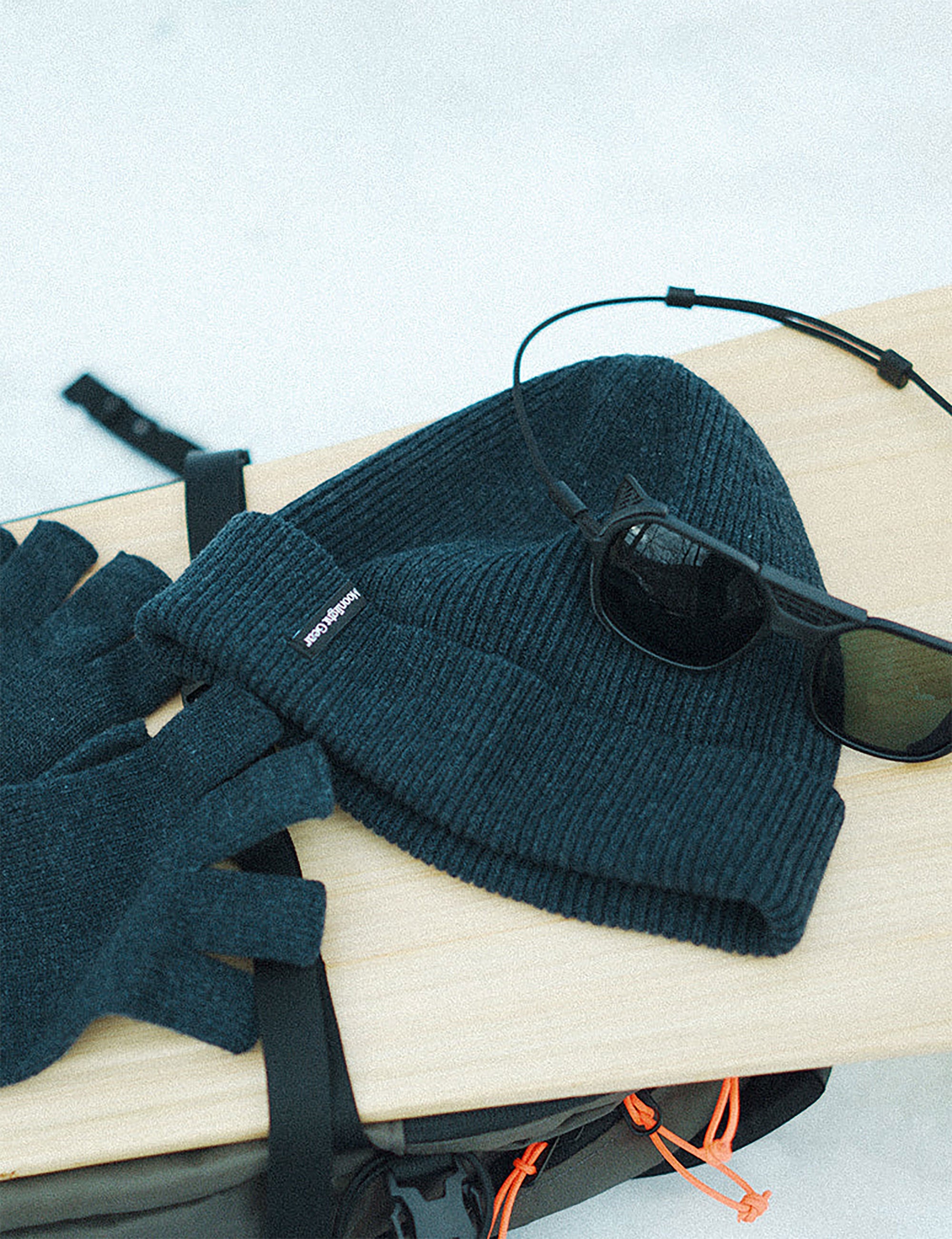 moonlight gear ニット帽、手袋　ネイビー Aoraki Cap – MoonlightGearEquipment