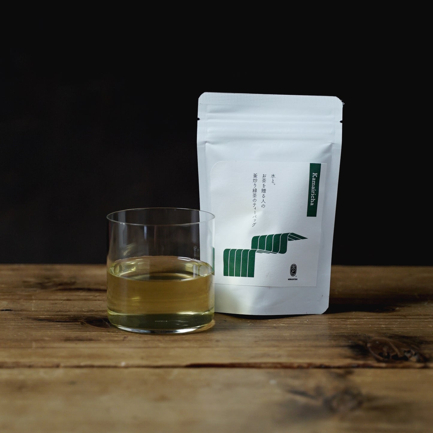 水と。お茶を贈る人の釜炒り緑茶のティーバッグ